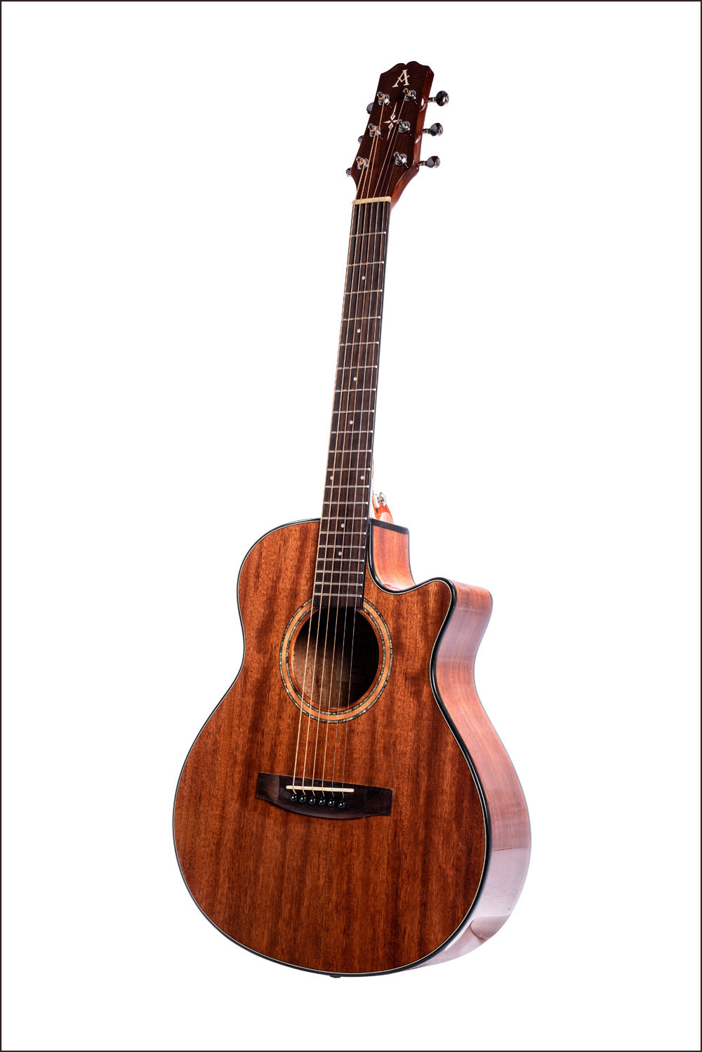 aosen奥森m5m5cmini系列36寸全桃花心木吉吉他民谣吉他