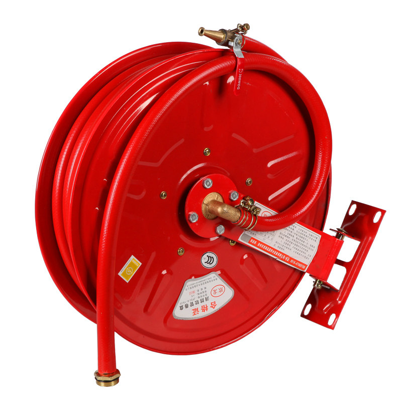 卷盘自救消防20米软管消火栓水管水枪接口水带喷淋头
