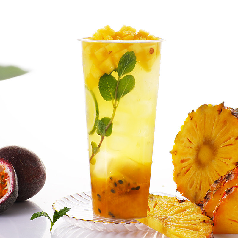 盾皇凤梨颗粒果肉饮料果汁汁水果茶烘培装饰果酱
