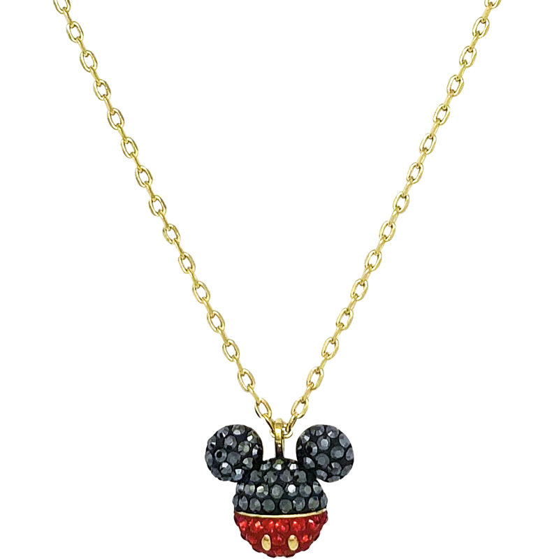 施华洛世奇mickeyminnie米奇老鼠萌趣项链锁骨迪士尼5559176项链