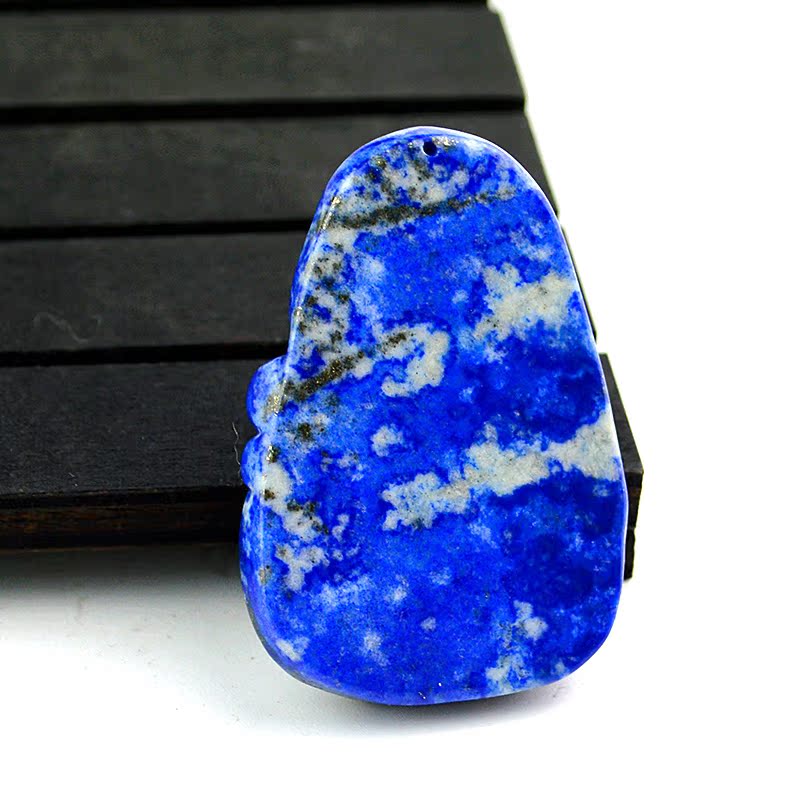 青金城堡青金石 雕刻 观音 纯天然 阿富汗 请佛请观音 可开光佩戴