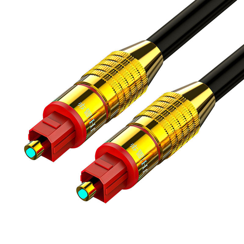 晶华数字光纤音频spdif输出出线连接功放声道线材