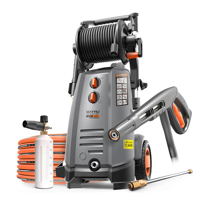 洗车亿力7580神器大功率高压清洗机全铜家用商用洗车机