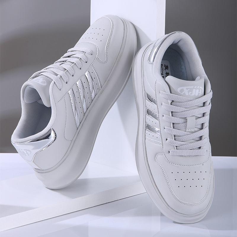 旋转兔毽霸威威海顺星大白毽鞋低帮防滑跑步休闲板鞋