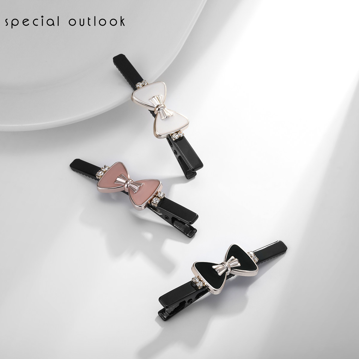 头顶小发夹顶夹刘海卡一字夹简约女前额小巧精致发卡夹子头饰卡子