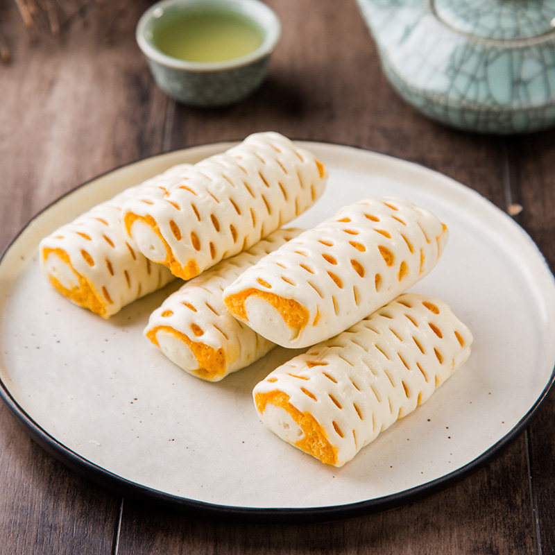 安井肉松卷800g*2包家庭儿童早餐点心面食港式广式包子馒头约40个