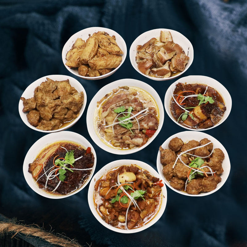 陕北五魁盒装礼盒特产绥德蒸碗烧肉老八羊肉猪肉类