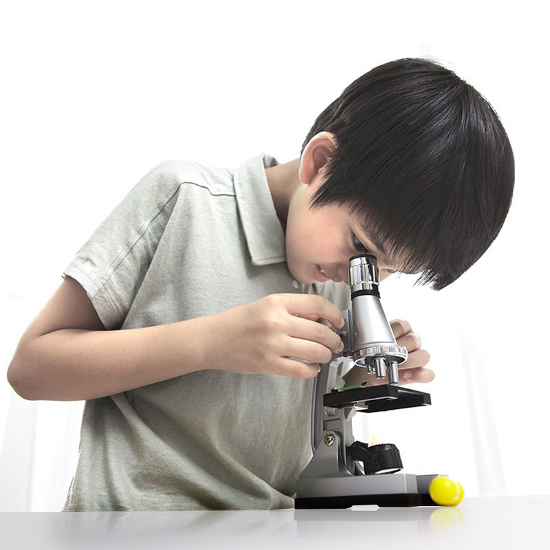 专业儿童科学实验高倍显微镜12男孩子生日礼物小学生成人发明玩具