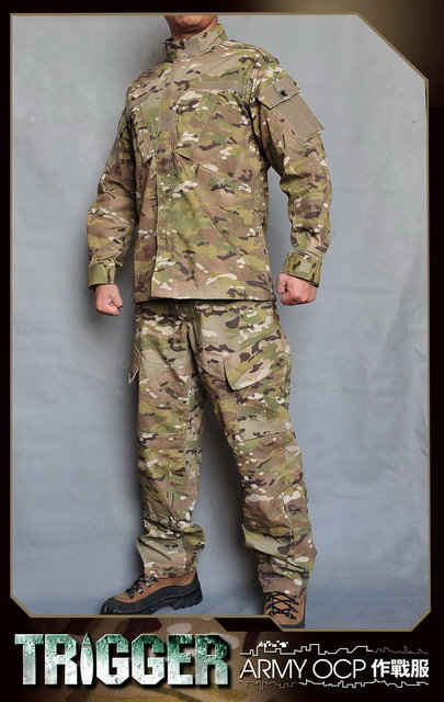 ALL WIN冻鱼复刻霉菌OCP战斗服Multicam套服欧版大码超肥