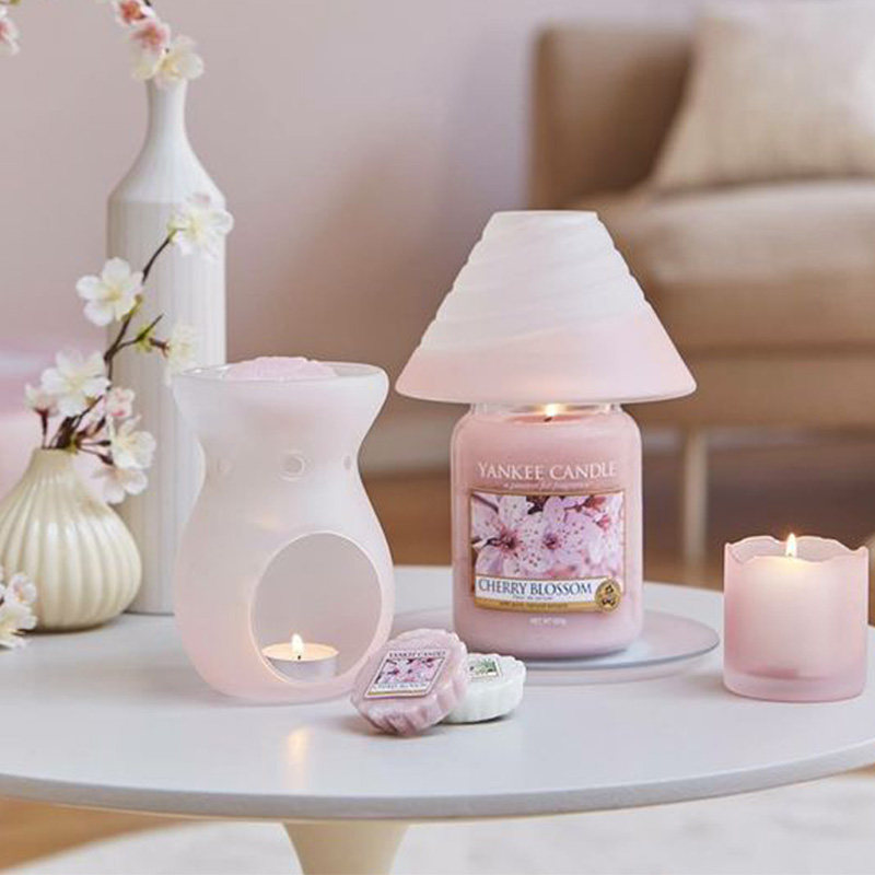 蜡烛灯罩yankeecandle扬基玻璃欧式烛台摆件香薰香薰蜡烛