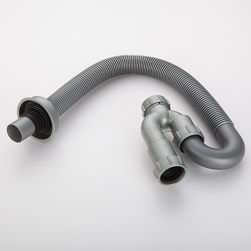 洗脸盆下水管洗手盆洗手池下水器面盆台盆防臭软管排水管弹跳配件