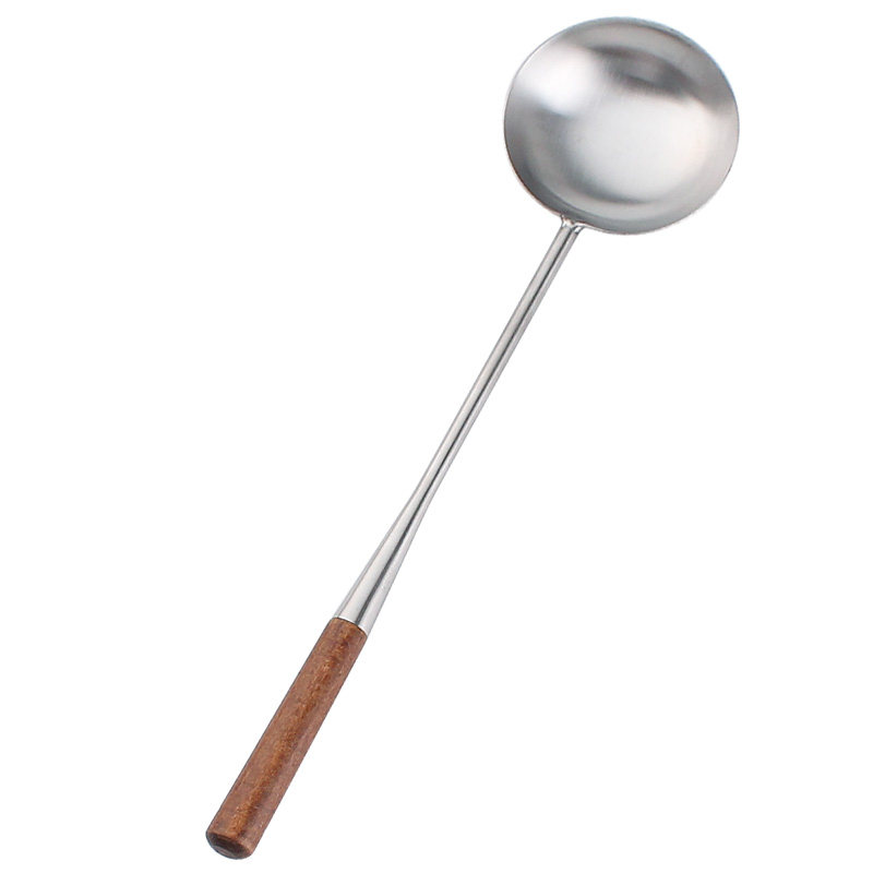 勺子不锈钢炒勺家用锅铲炒菜厨师厨师长长柄汤勺汤勺