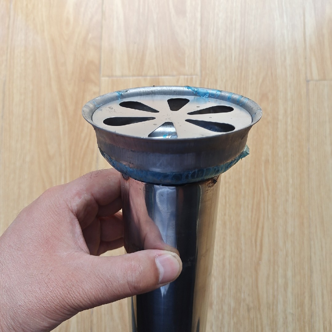 雨水水管漏斗不锈钢排水管铸铁虹吸钢制落水水斗接头