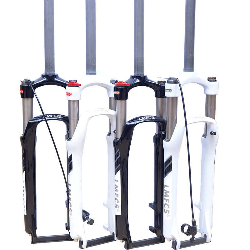 永畅行机械弹簧油簧前叉山地自行车前叉铝合金避震xcm