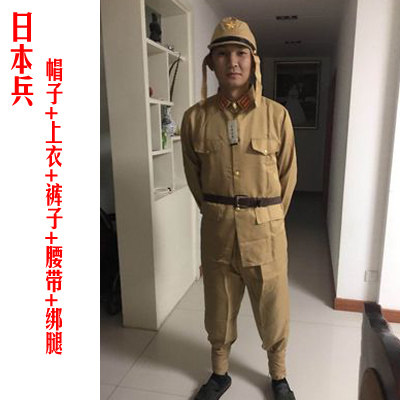 八路军演出服红军抗战服装道具国军汉奸服村姑大佐鬼子日本兵军装