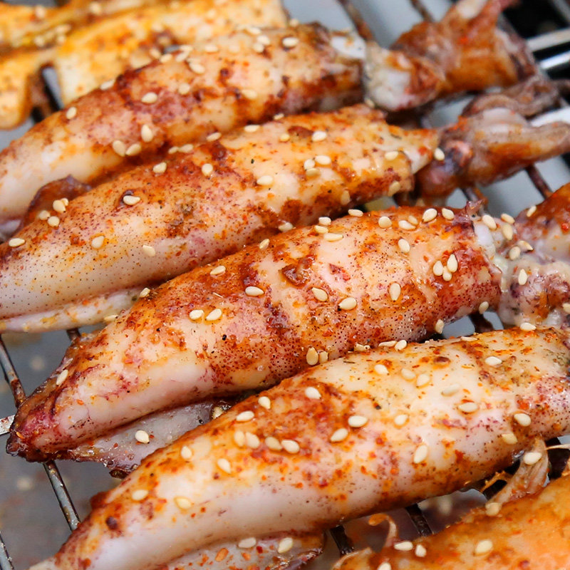 青岛海鲜满籽籽乌笔管鱼新鲜海鲜水产鲜活冷冻海兔子乌贼1000g