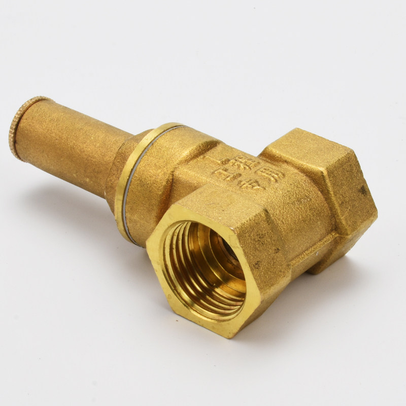 铜带锁闸阀内三角钥匙开关水阀4/6分1寸内丝扣水表前防盗锁闭阀门