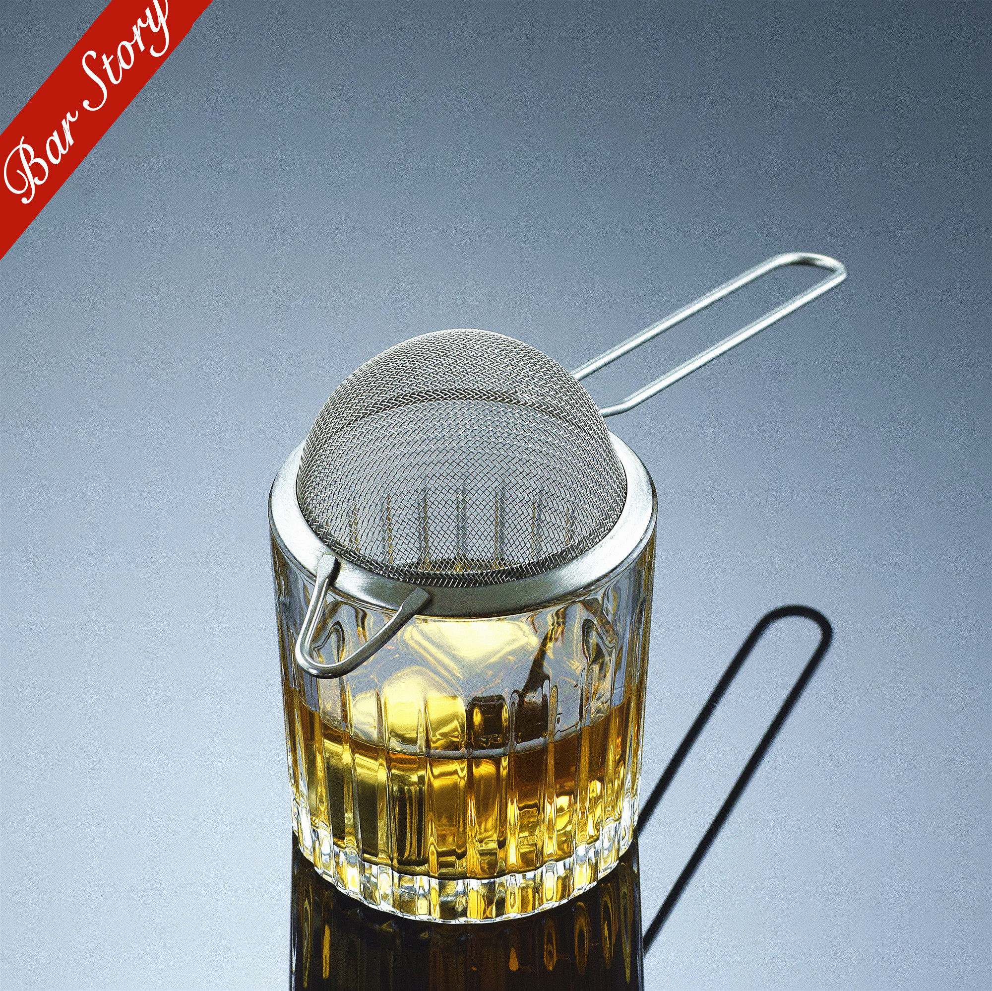 调酒过滤专用圆弧双层不锈钢滤冰酒吧用具调酒器