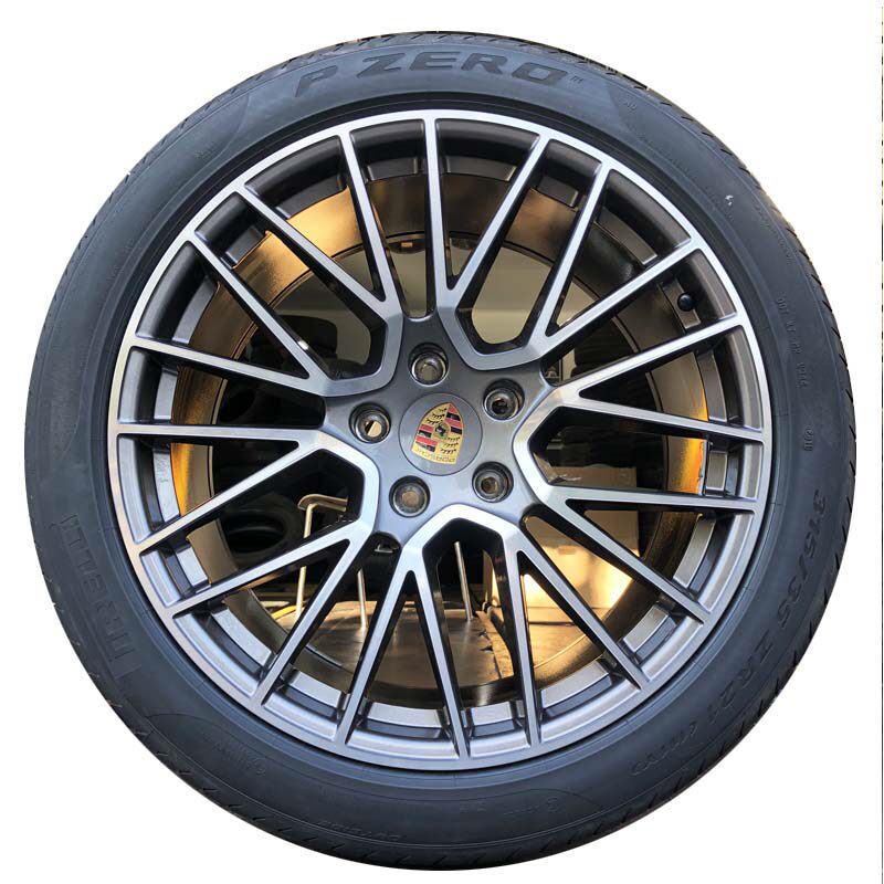 适用保时捷卡宴cayenne轮毂21寸新老款原厂钢圈胎铃轮胎改装升级