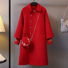 儿童汉服女童冬季唐装拜年服过年周岁宝宝衣服中国风亲子装连衣裙 儿童汉服女童冬季唐装拜年服过年周岁宝宝衣服中国风亲子装连衣裙