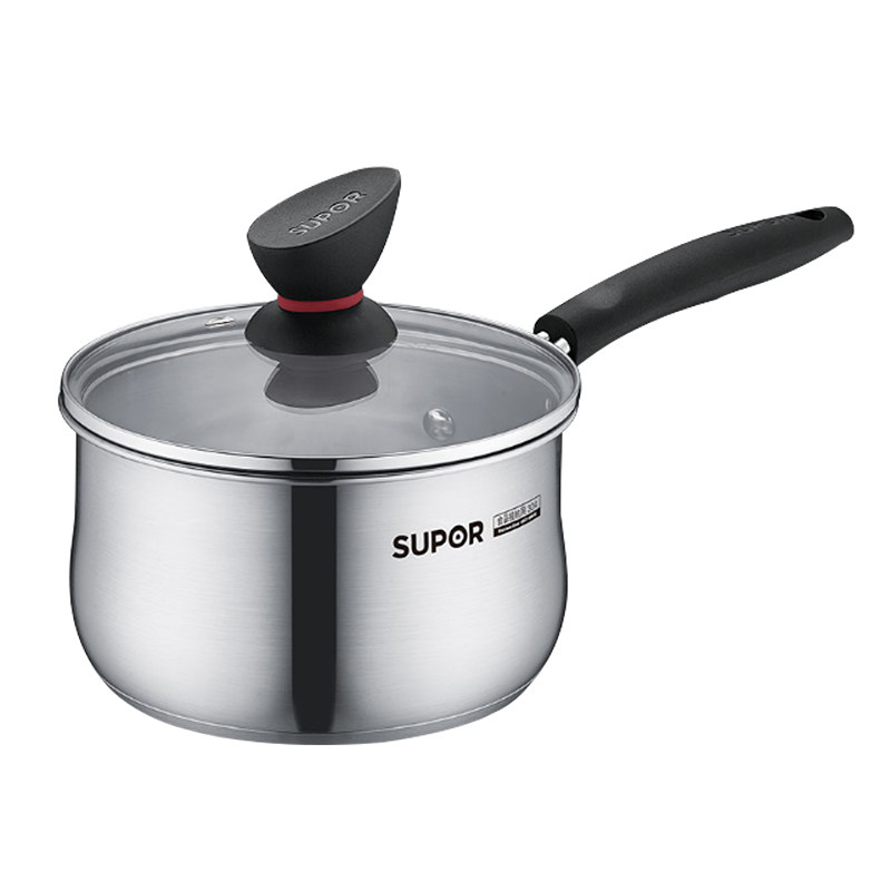 汤锅苏泊尔小红不锈钢22cm煲汤炖锅st22z1复底通用汤锅