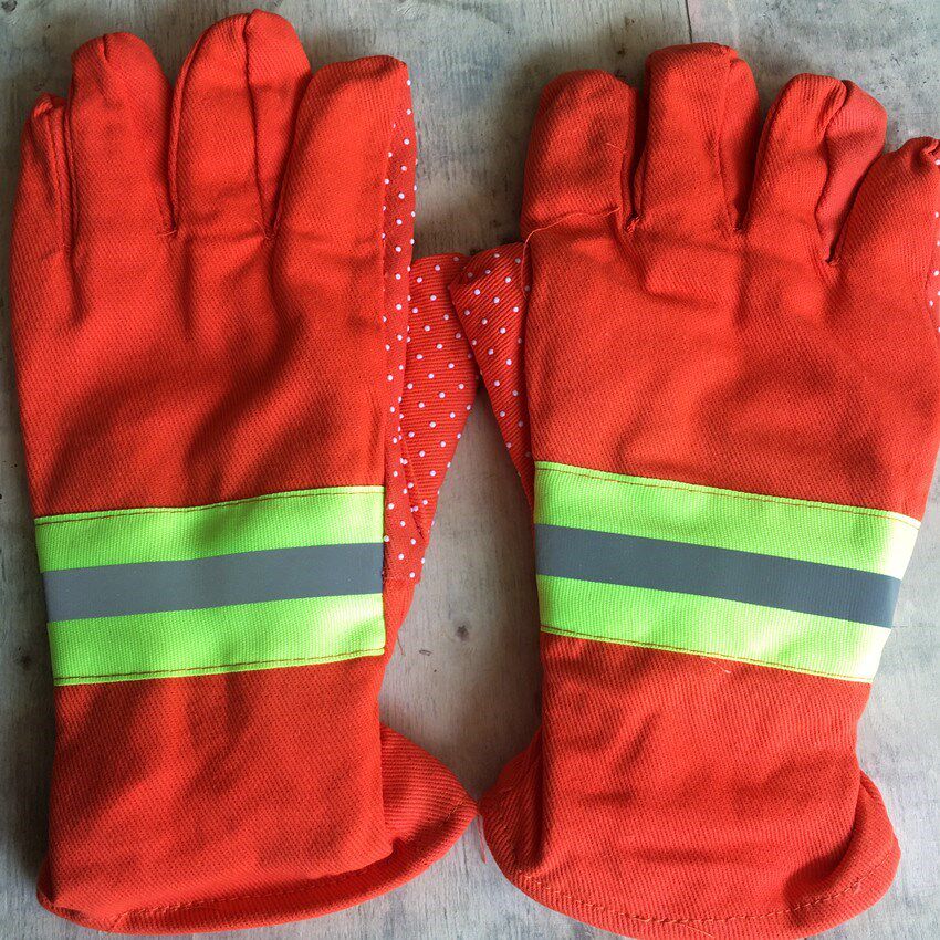 手套隔热长胶防滑防护阻燃物流消防快递邮管局隔热手套