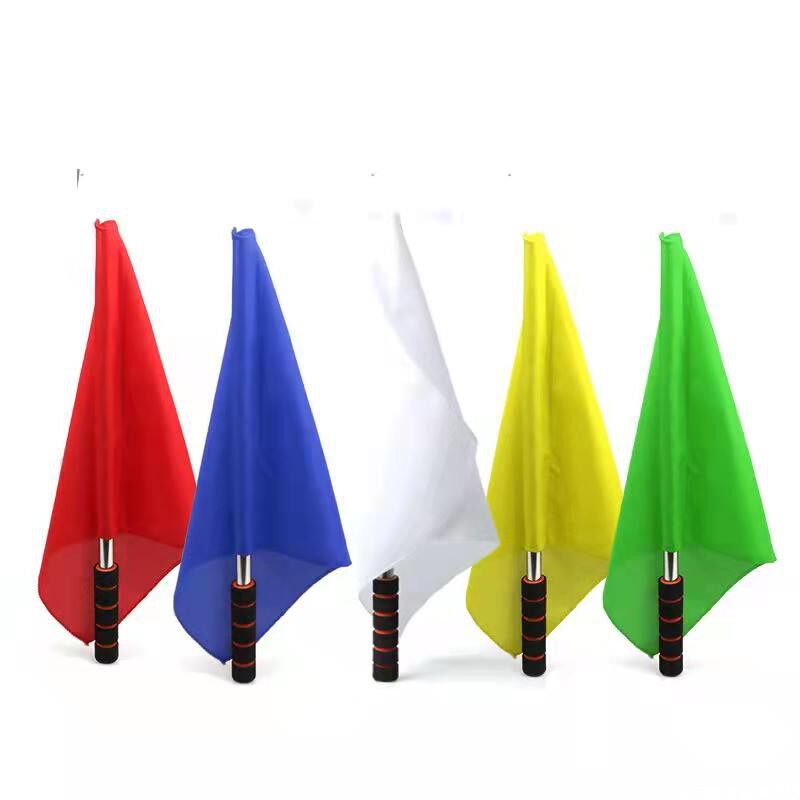 交通红绿指挥挥旗铁路路信号旗田径发令令旗裁判巡边旗