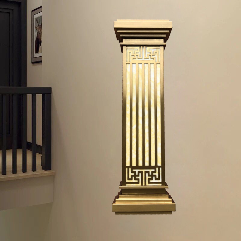 庭院户外防水云石壁灯酒店大门房地产门柱不锈钢壁灯