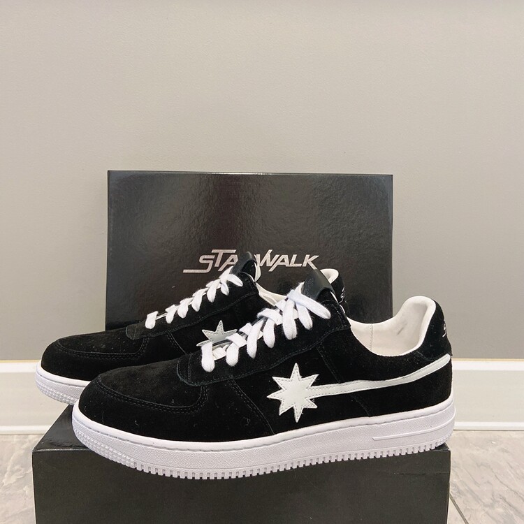 starwalk黑白麂皮奥利利奥易烊千玺英格格拉姆流星休闲板鞋