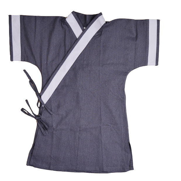 七七坊◆汉服元素汉韵夏装禅意棉麻裋褐交领短袖上衣 茂行 款一