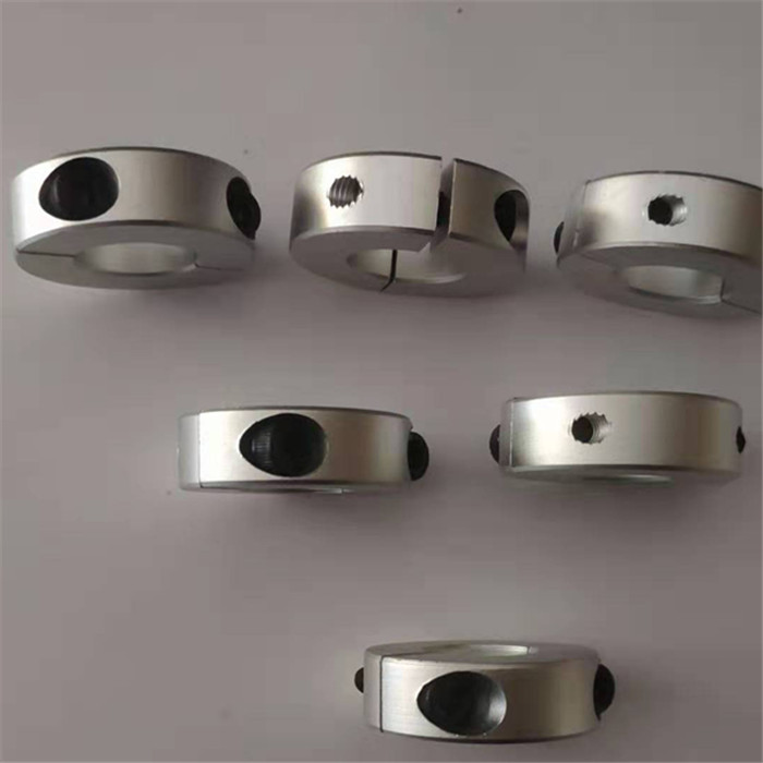 固定铝合金分离型光轴夹紧限位定位环止推环锁紧组合轴承