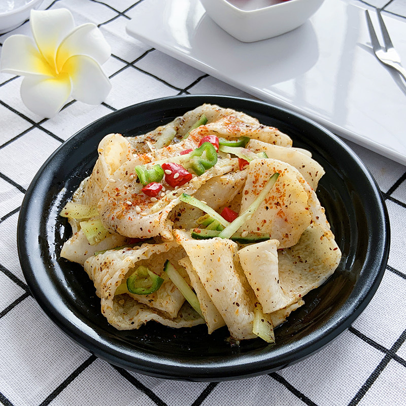 面皮凉皮手工农家特产正宗干货方便速食凉拌冲泡方便面