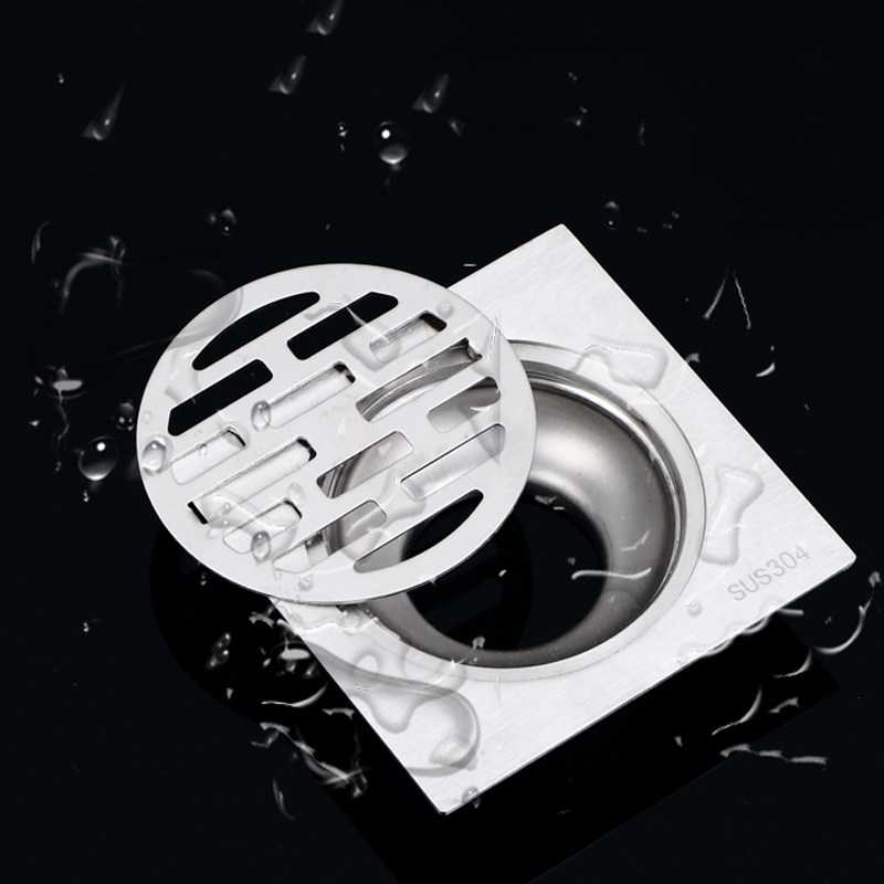 直排pvc50屋面不锈钢花园排量室外地漏天台15cm地漏