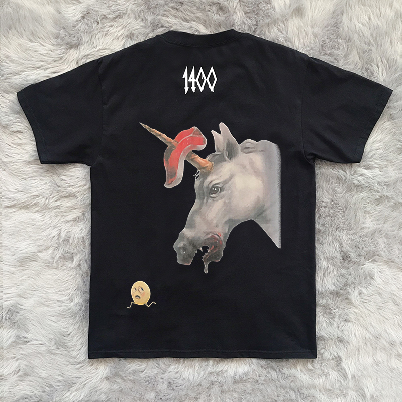 Trippie Redd 1400 Life‘s A Trip Unicorn Tee 嘻哈周边短袖T恤