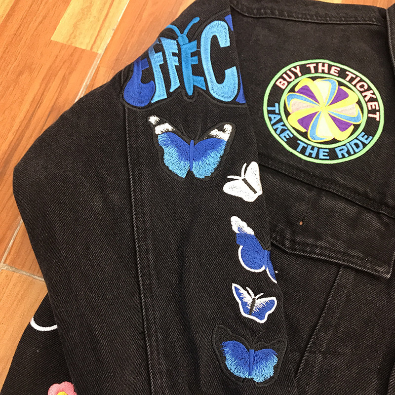 travisscotttscactusjackjacket重工工艺刺绣男女夹克