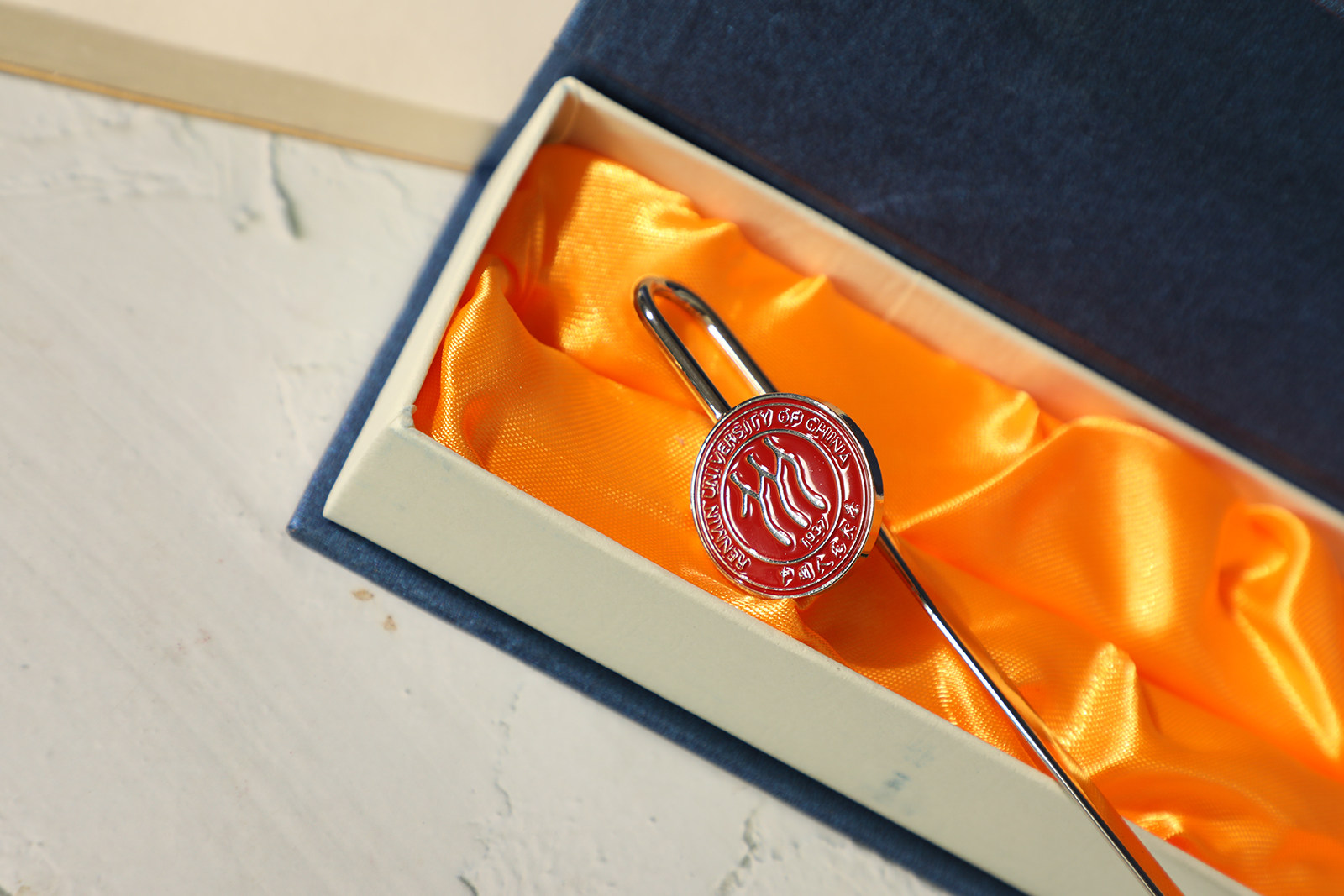 中国人民大学书签人大校徽纪念品书签