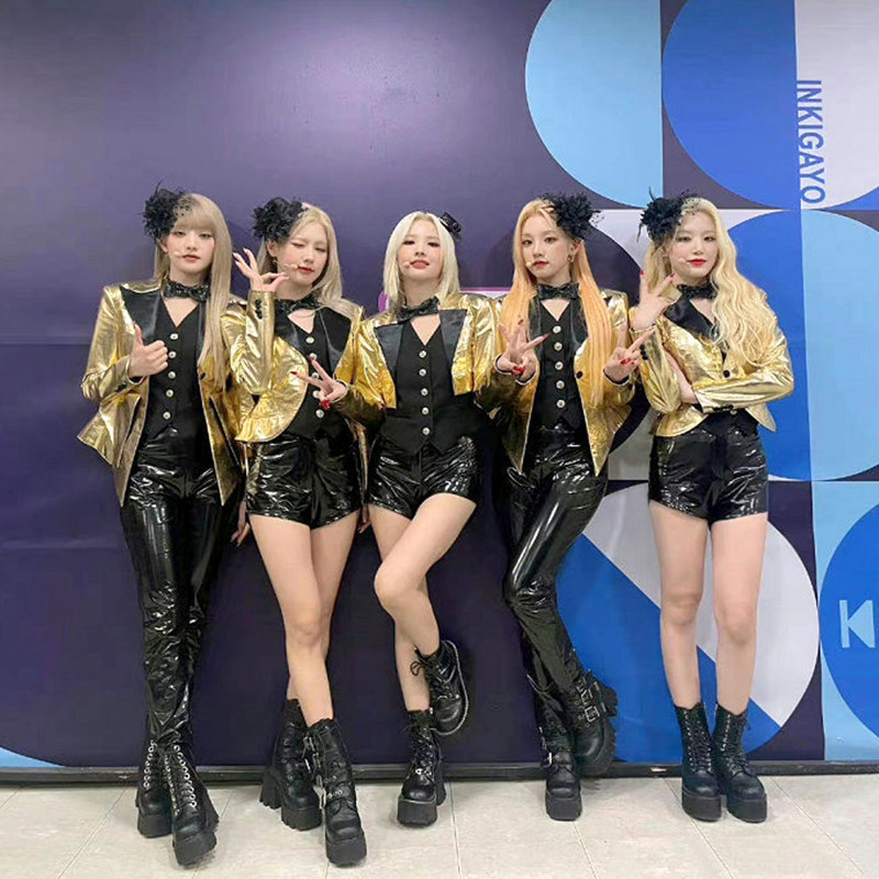 gidle同款nxde打歌女团kpop韩舞爵士表演舞台民族服装