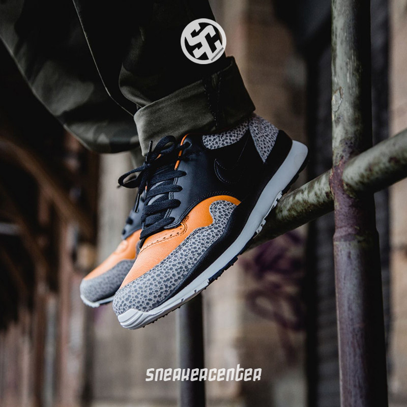 耐克nike air safari qs 豹纹复古男鞋休闲运动跑步鞋 ao3295-001