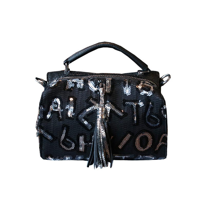 字母包包女2022新款韩版配牛皮手提包高级洋气斜跨包小方包