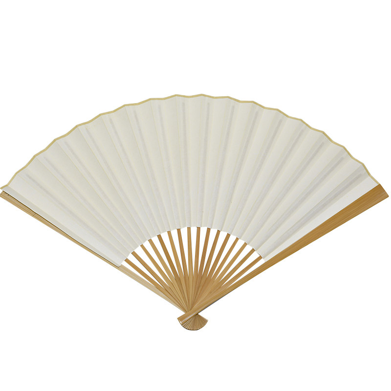 扇子文玩玉骨竹扇古风女用男女折扇暗钉玉竹扇子