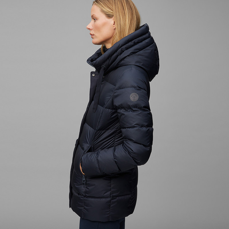 marcopolo2020新款时尚简约保暖连帽羽绒服加厚冬装外套羽绒服