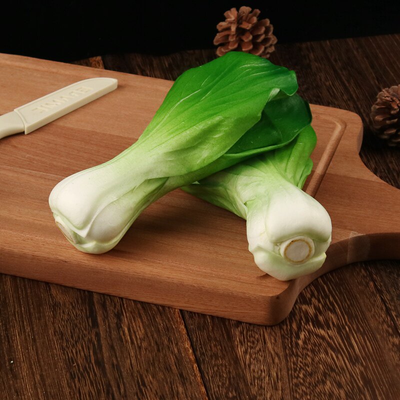 仿真蔬菜模型上海青唐菜pu青菜蔬果摆件儿童玩具橱柜装饰拍摄道具