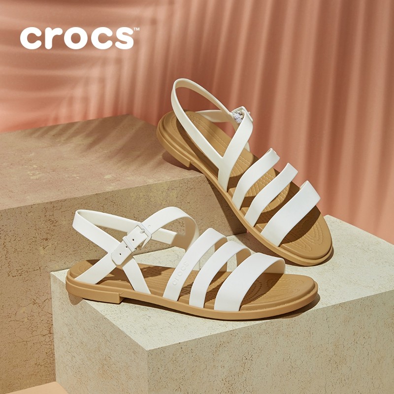 凉鞋crocs夏季2020新款卡骆驰特萝莉度假女士沙滩鞋