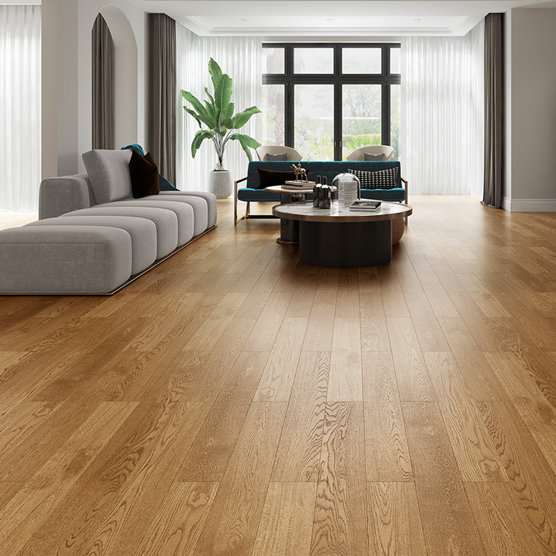 【品牌抢购】实木复合木地板家用现代北欧风橡木地暖木地板新三层