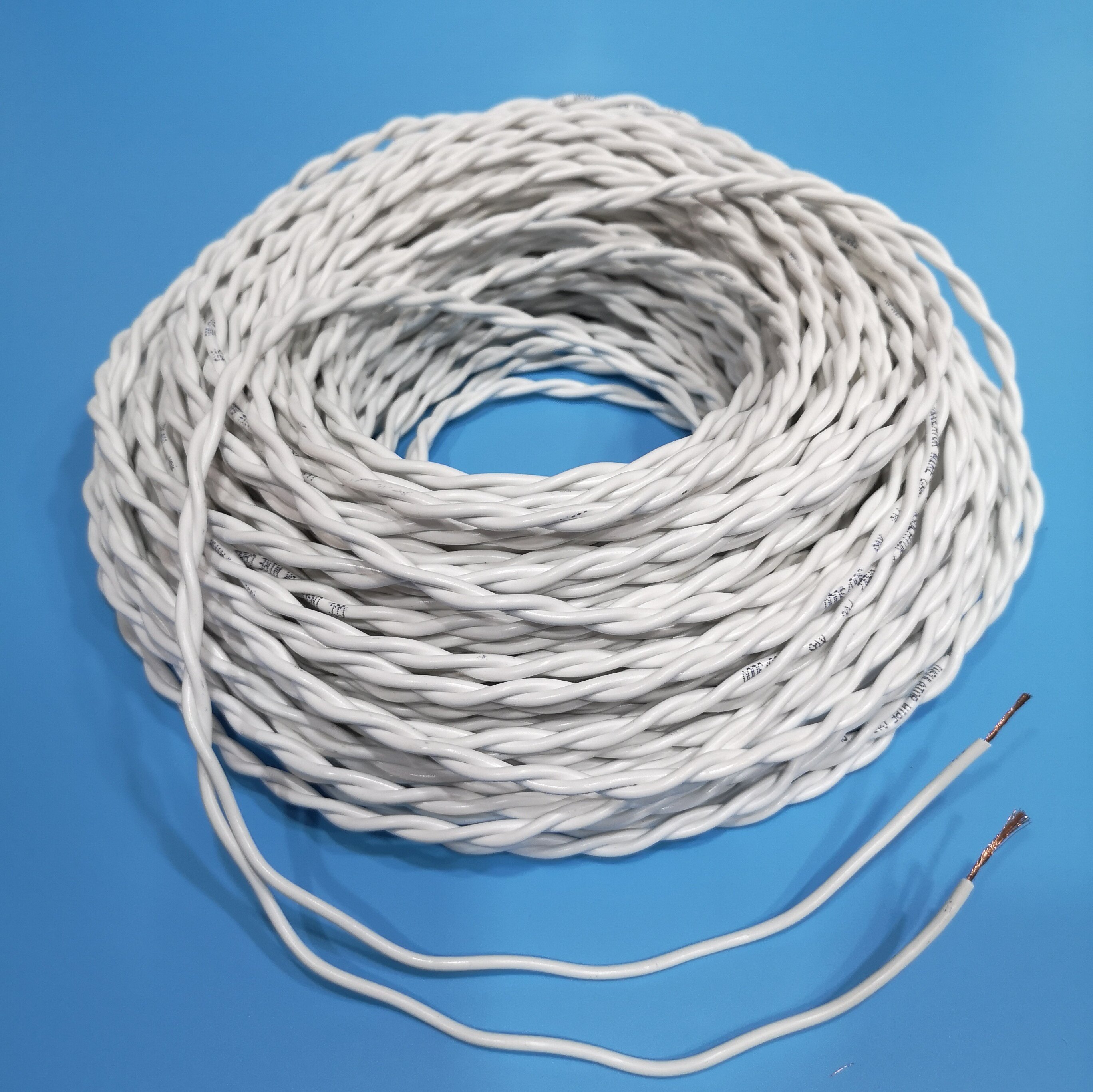 电线家用花线灯头铜线风机电源线国标1.5平方两芯护套线