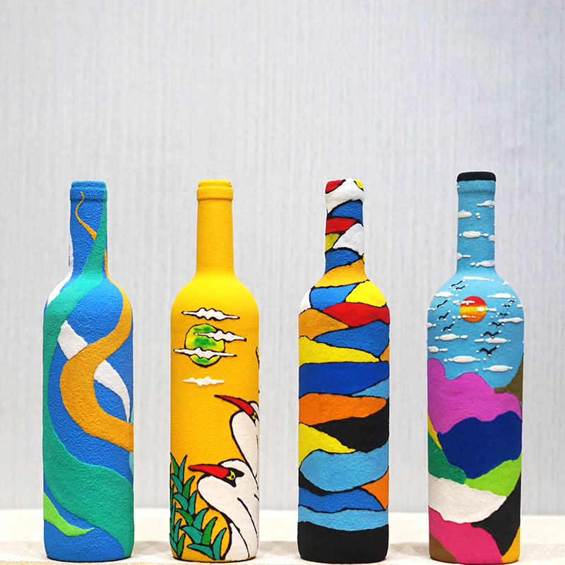 原创手绘花瓶家居家居装饰装饰品酒柜客厅摆件北欧花瓶