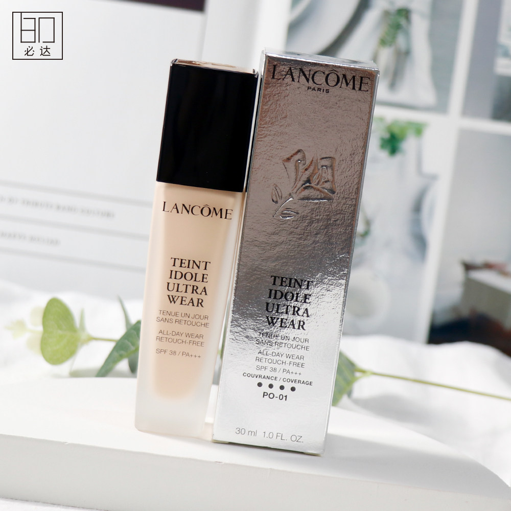持妆国内专柜新版lancome兰蔻奇迹薄纱粉底液30ml轻透粉底液