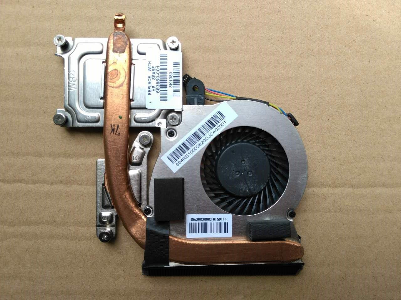 全新适用hp4340s4341sintel独立散热器风扇683860001笔记本零部件