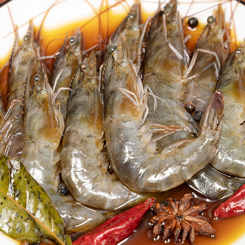 酱虾舟山宁波特产腌制即食罐装现做生鲜活秘制虾类制品