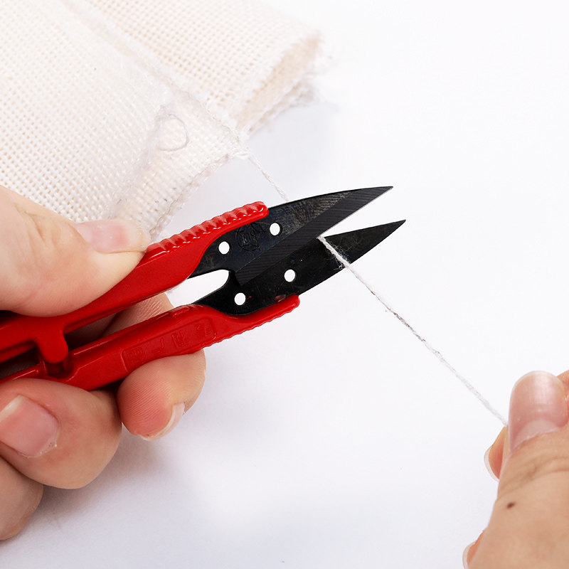 剪刀大吉吉塑柄小纱剪线头小号不锈钢沙剪进口剪刀